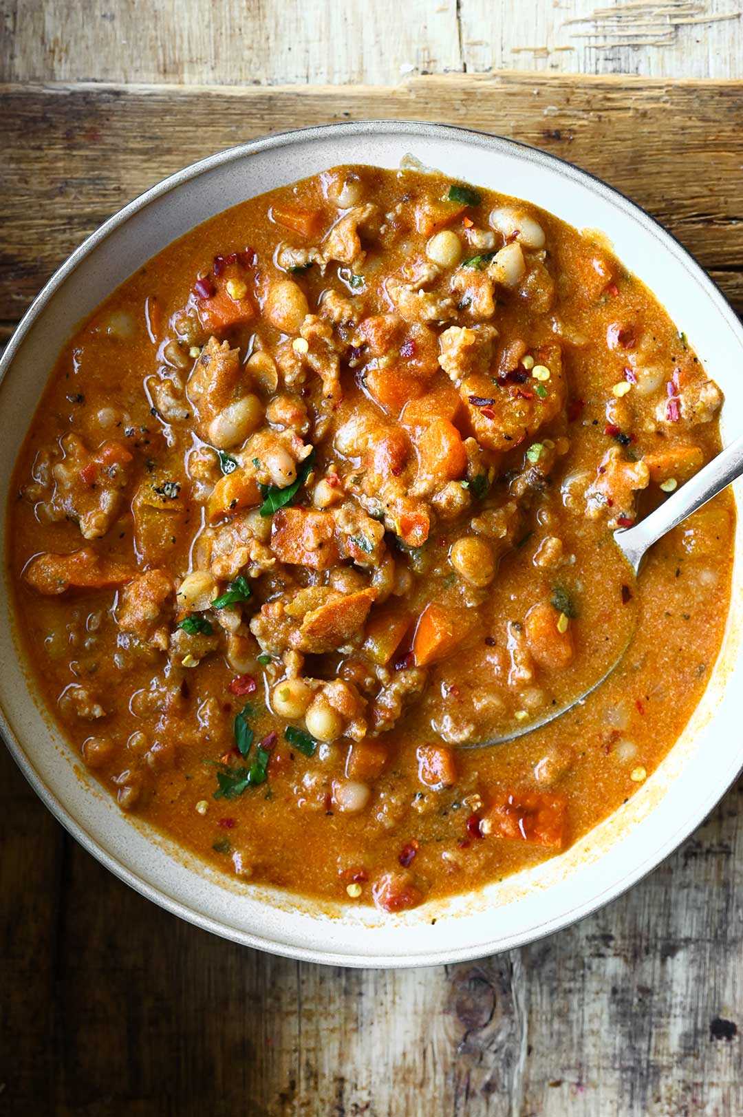 chicken chili with pumpkin