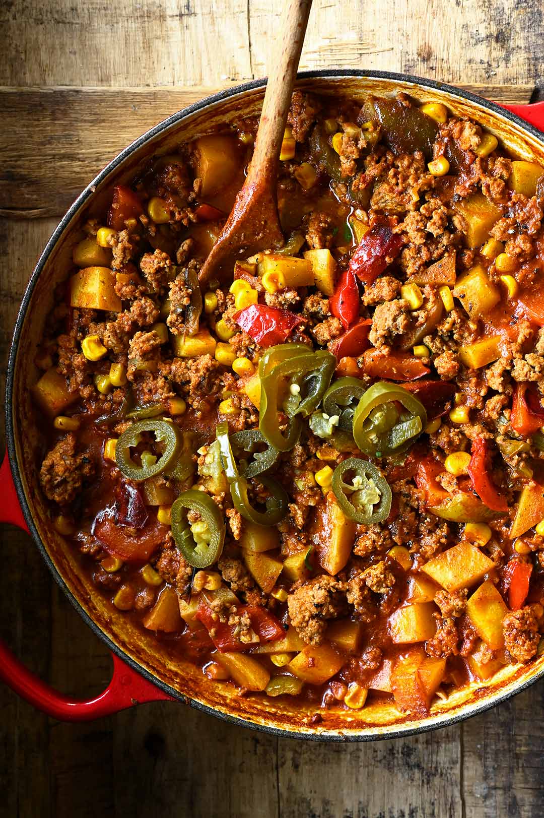 easy beef picadillo