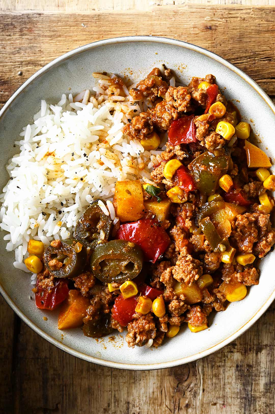 easy beef picadillo