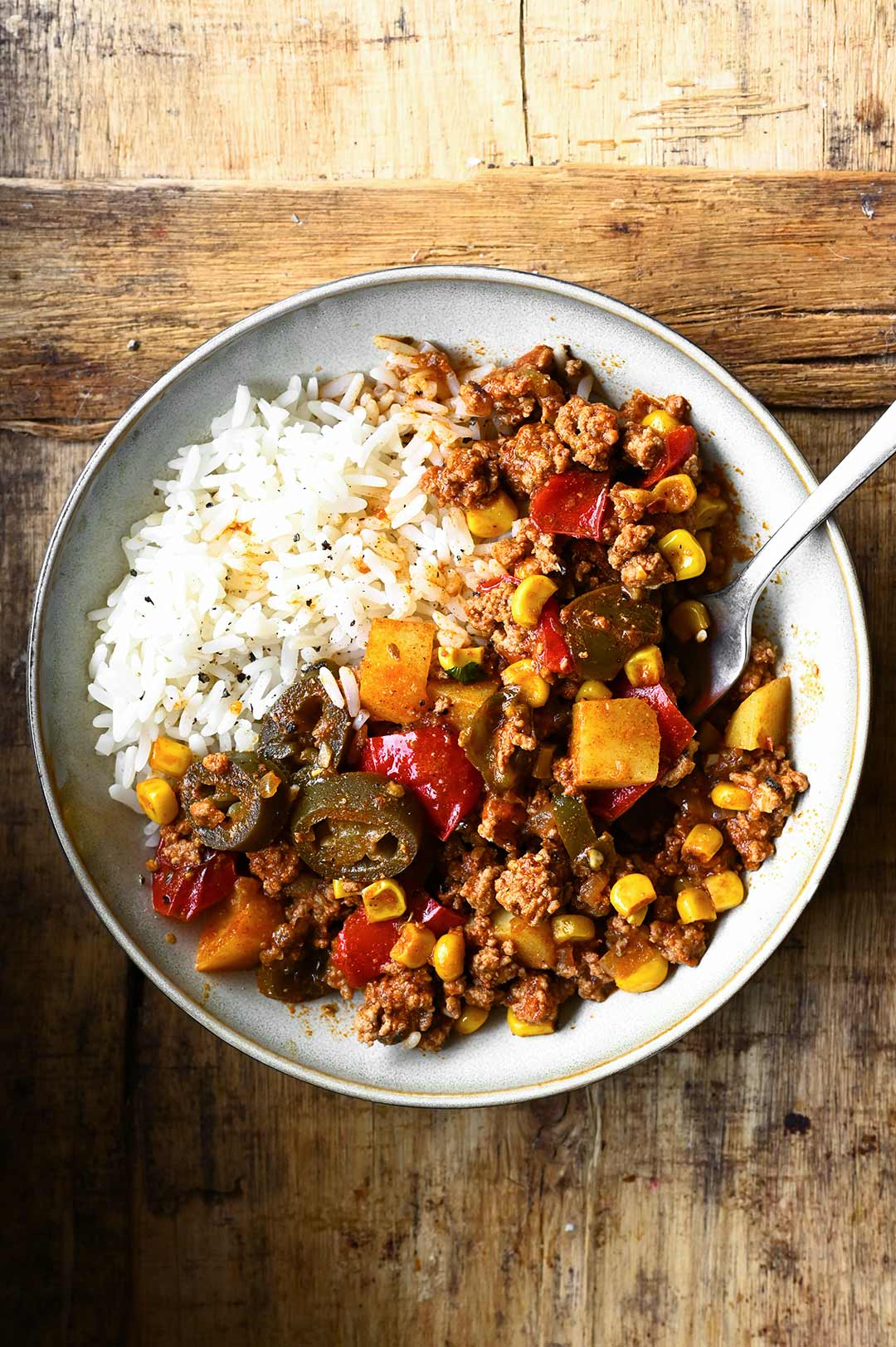 easy beef picadillo