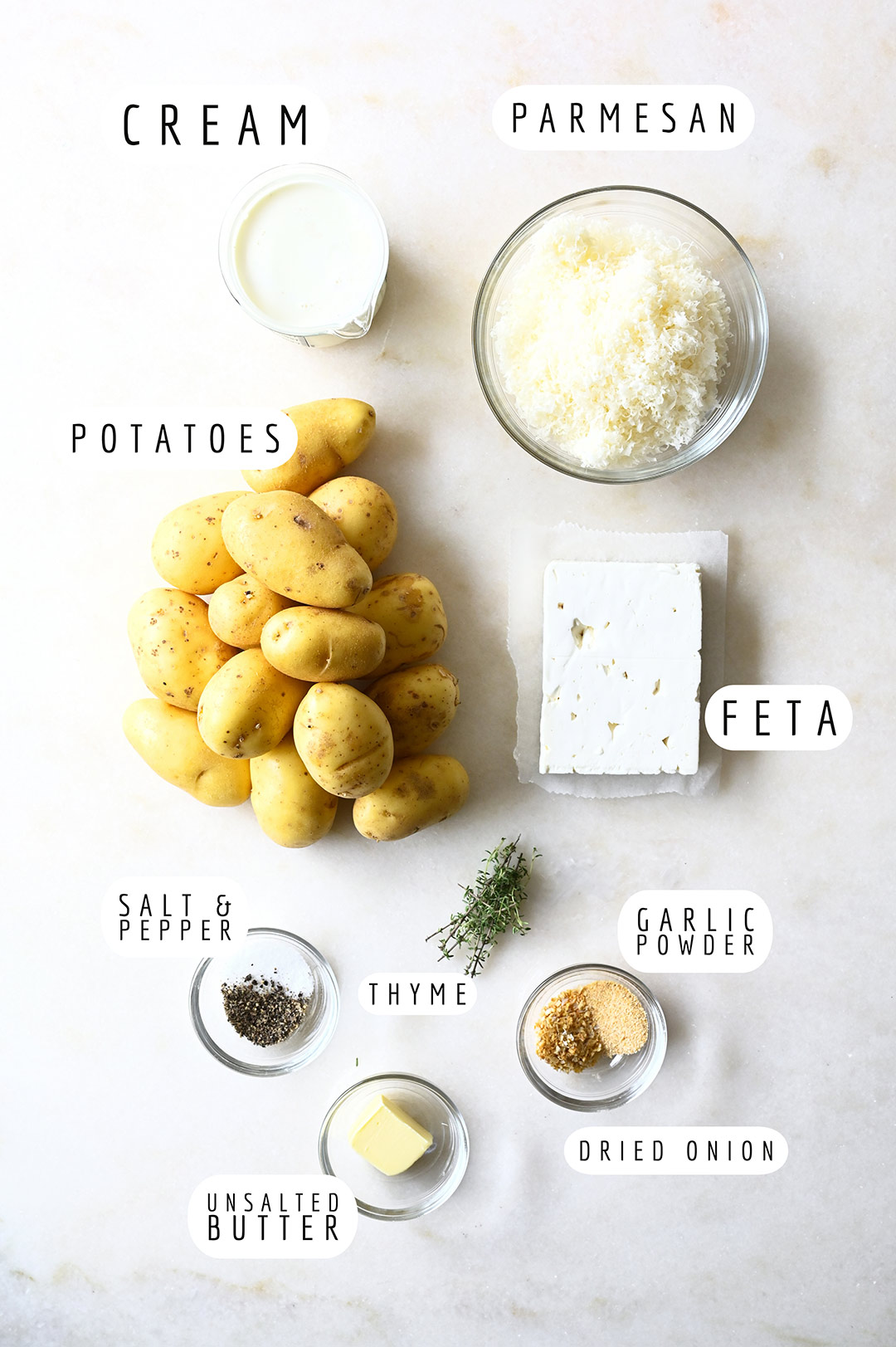 hasselback potato bake with feta