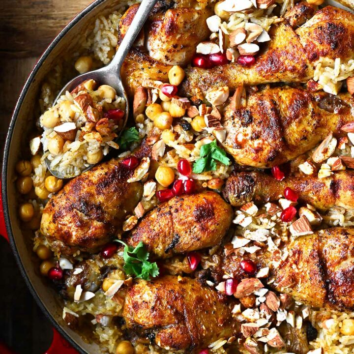 persian style chicken with rice