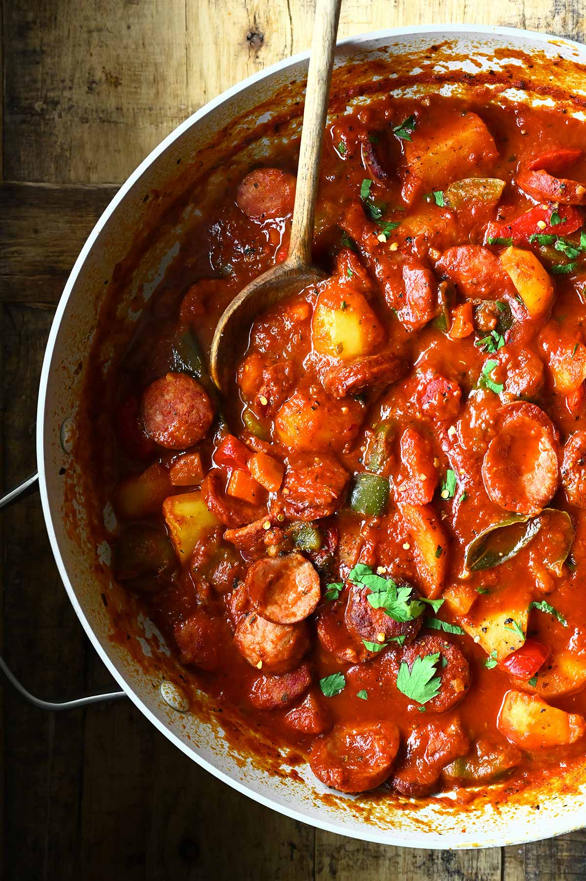 potato and sausage stew