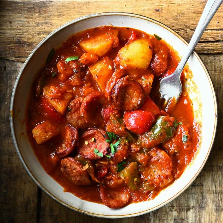 potato and sausage stew