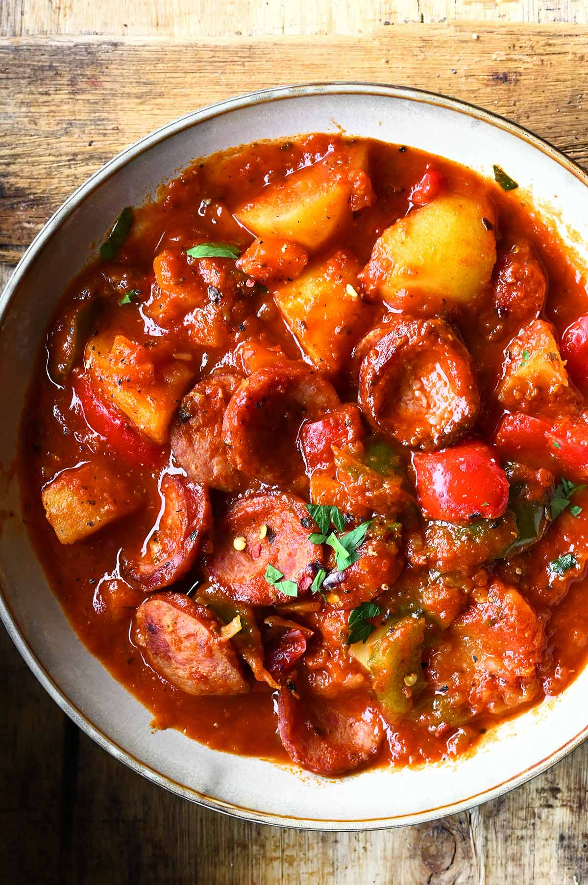 potato and sausage stew