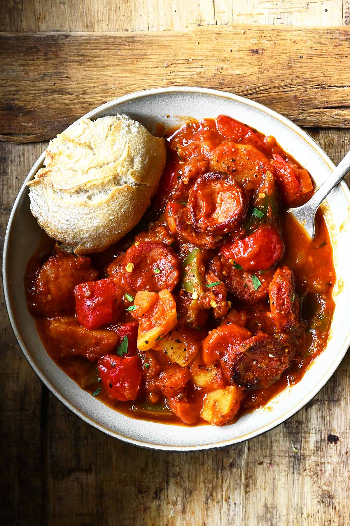 potato and sausage stew