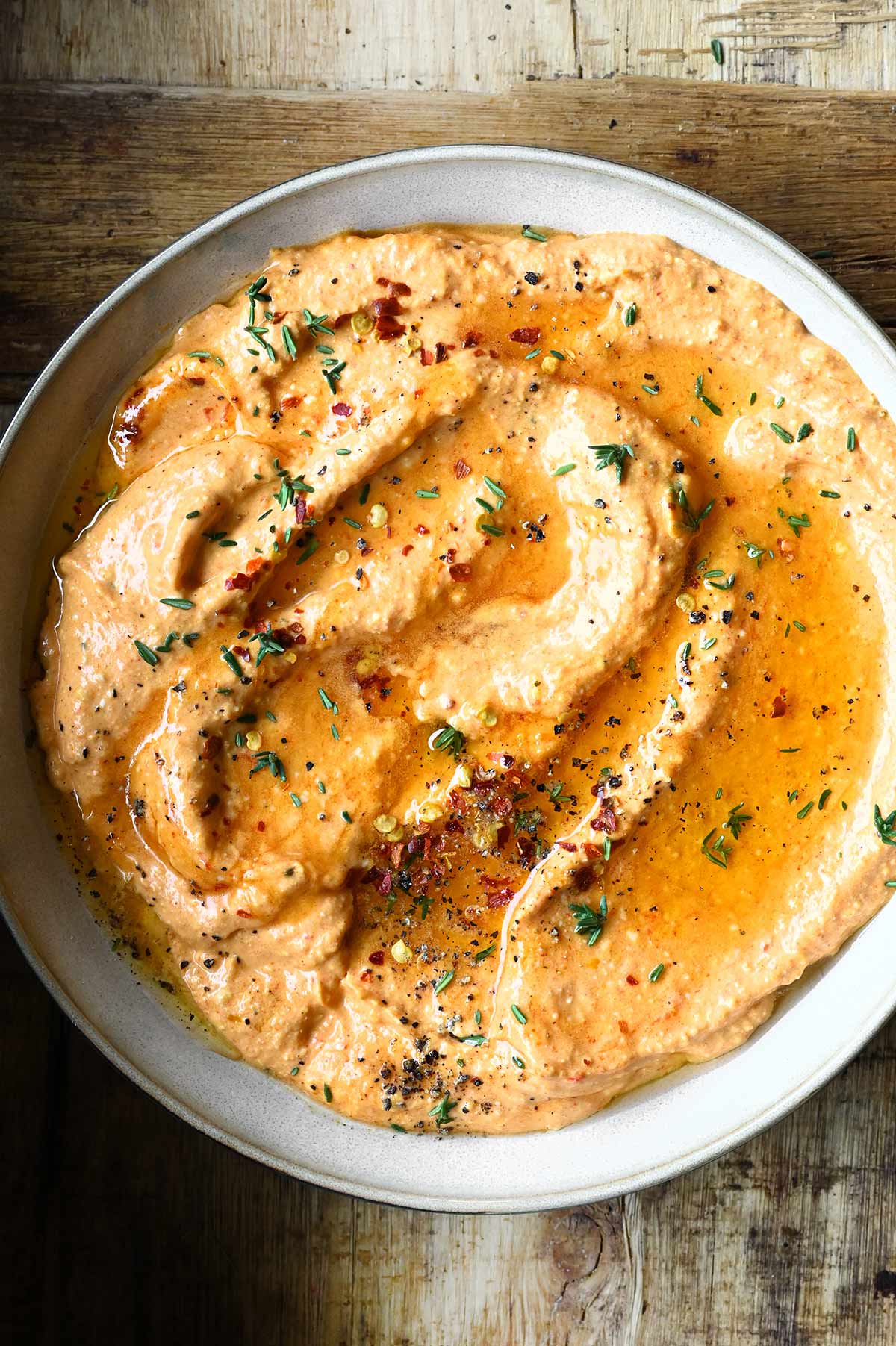 roasted pepper feta dip