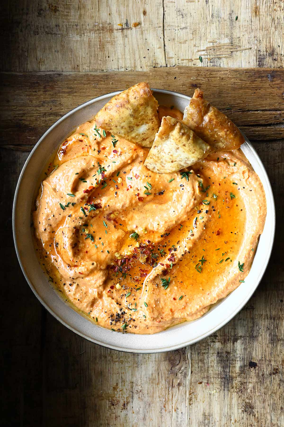 Roasted Pepper Feta Dip roasted pepper feta dip