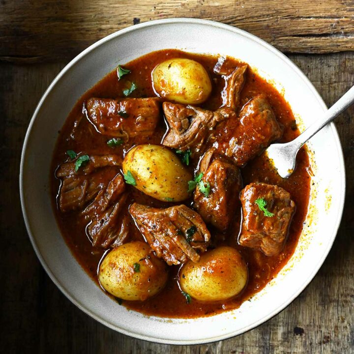 hearty beef and potato stew