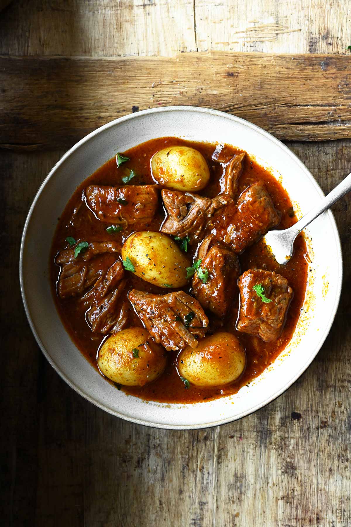 hearty beef and potato stew