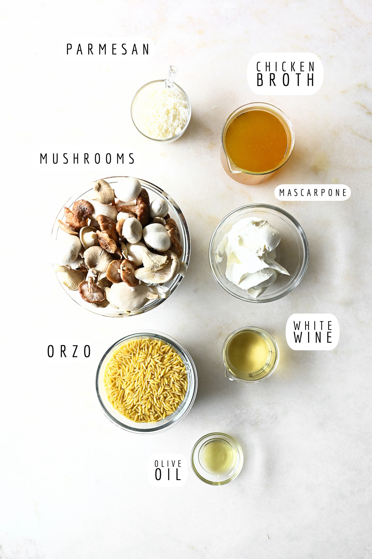 one pot creamy garlic mushroom orzo