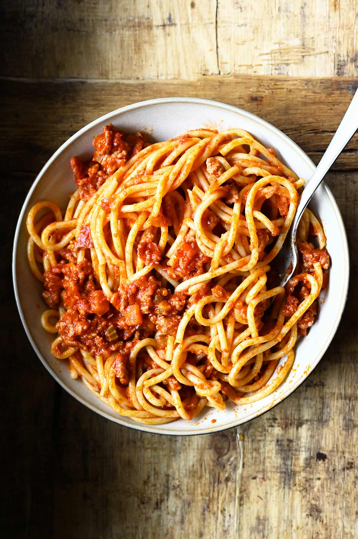 the best spicy spaghetti bolognese