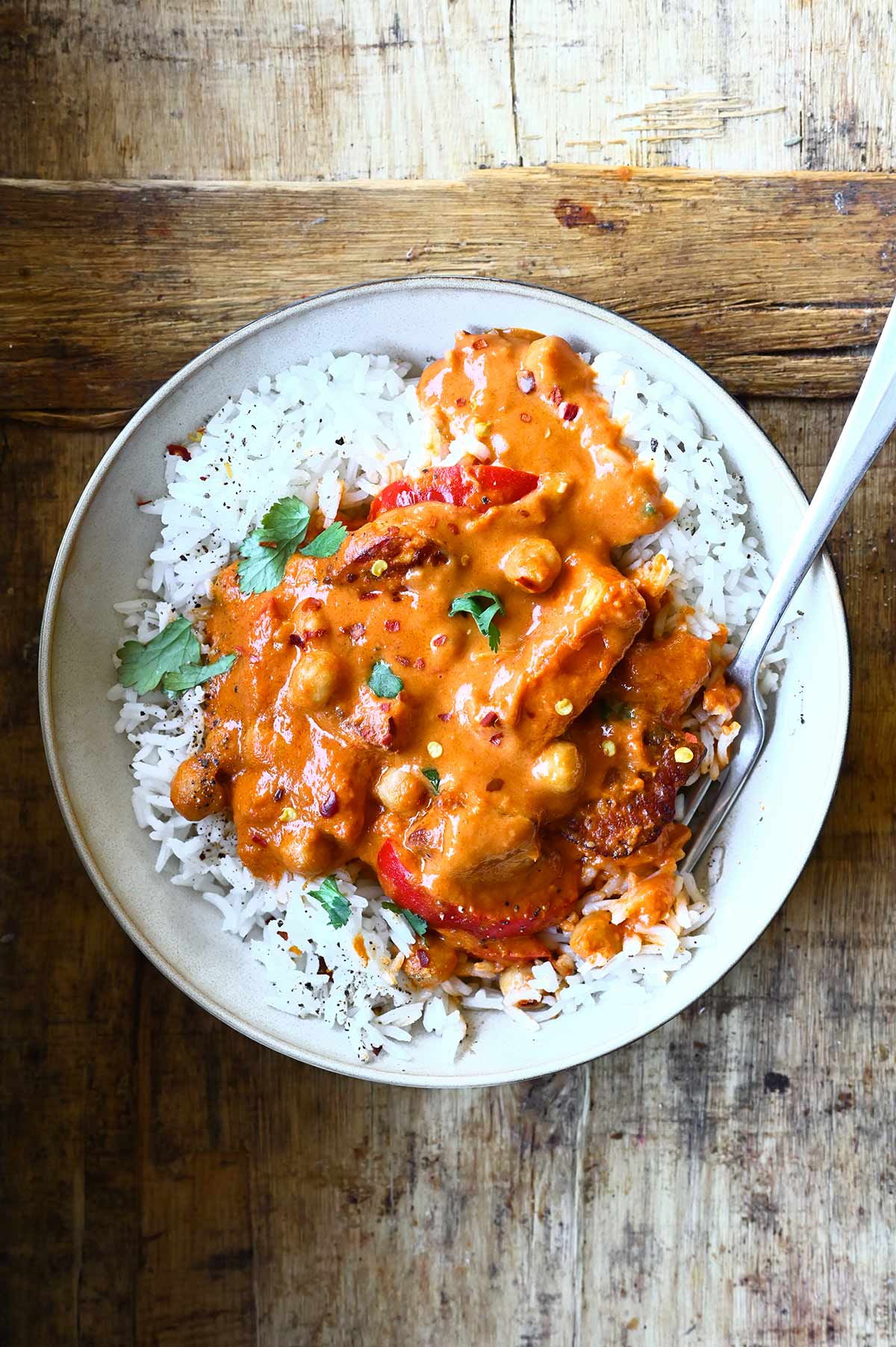 30 minute halloumi curry