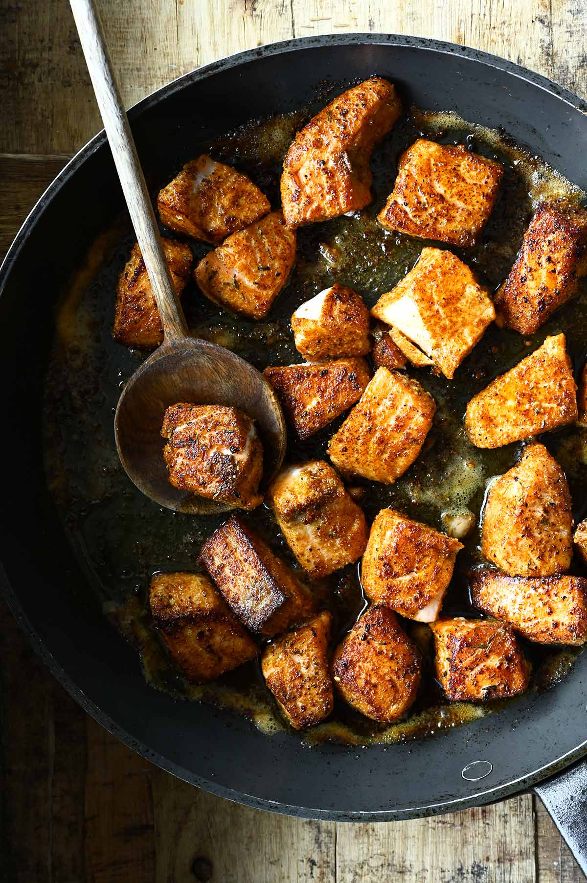 cajun bang bang salmon bowls