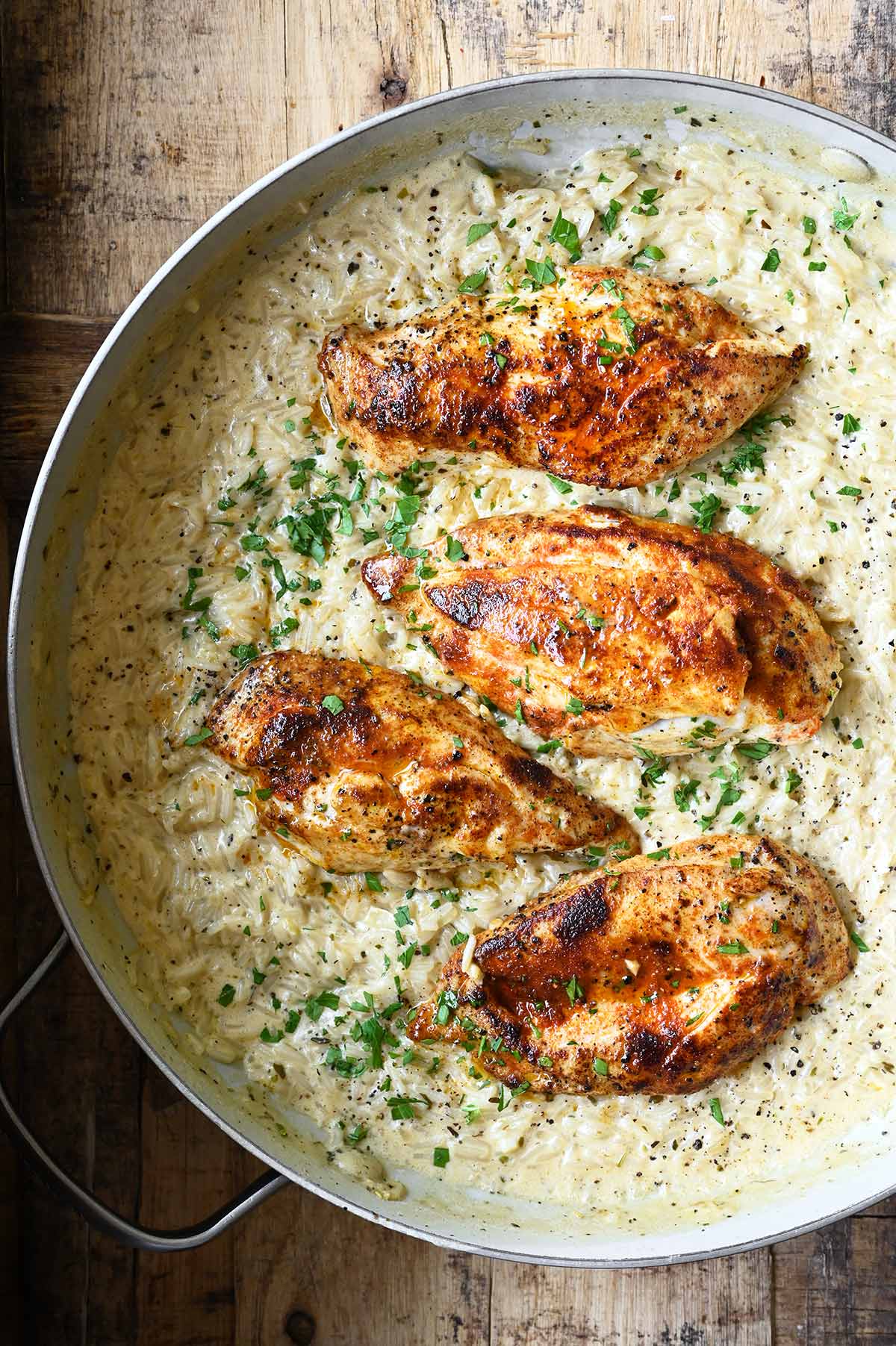 one pot creamy chicken and rice