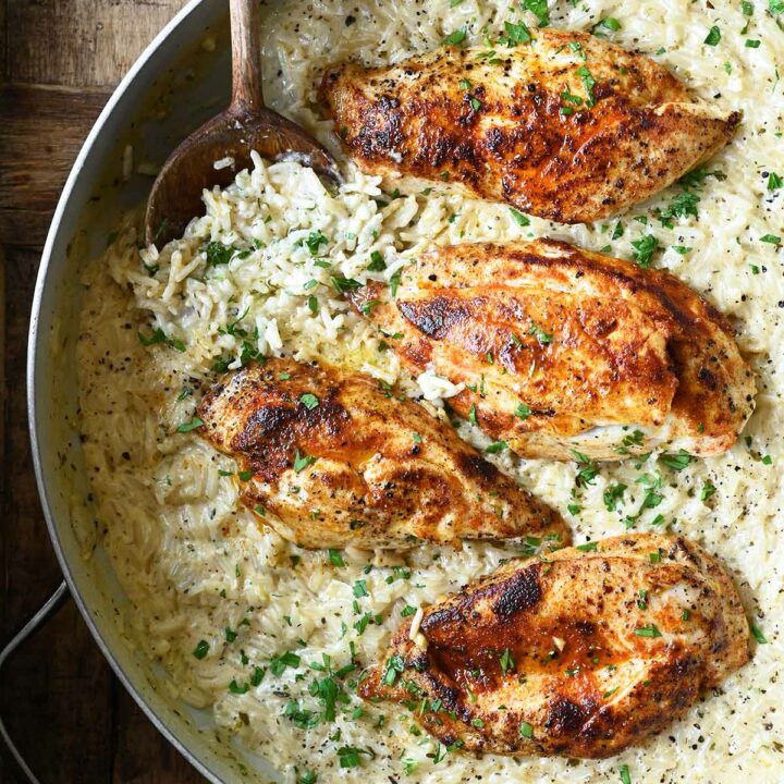 one pot creamy chicken and rice