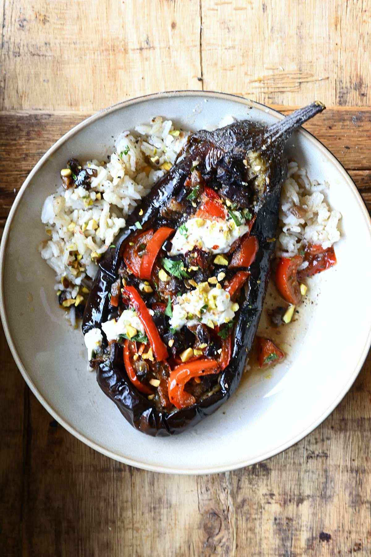 lebanese stuffed eggplants