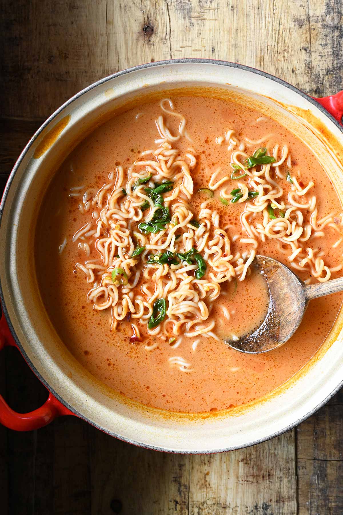 coconut guchujang noodle soup