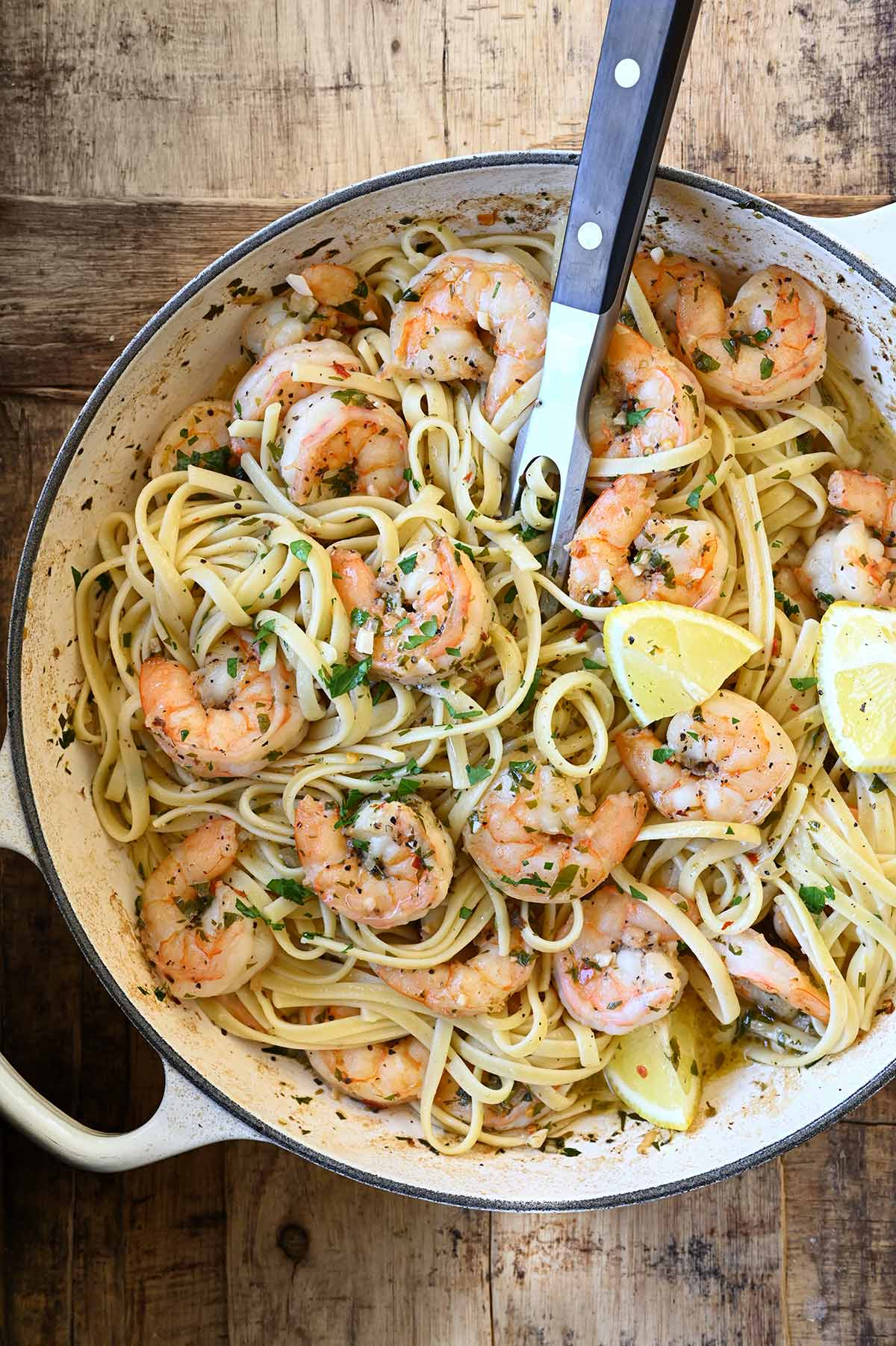 shrimp scampi pasta