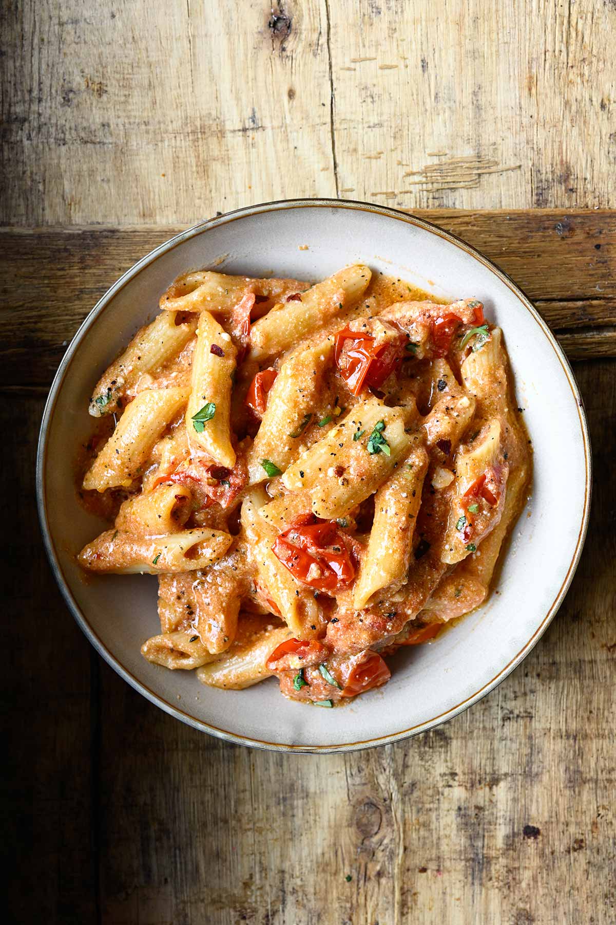 tomato ricotta pasta