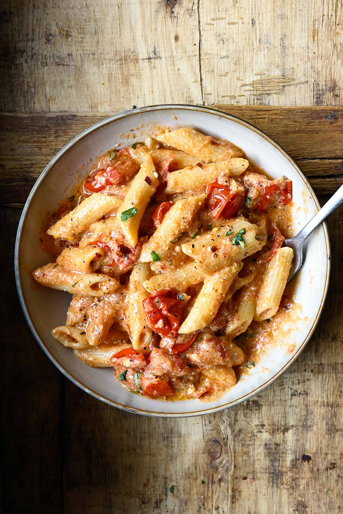 tomato ricotta pasta