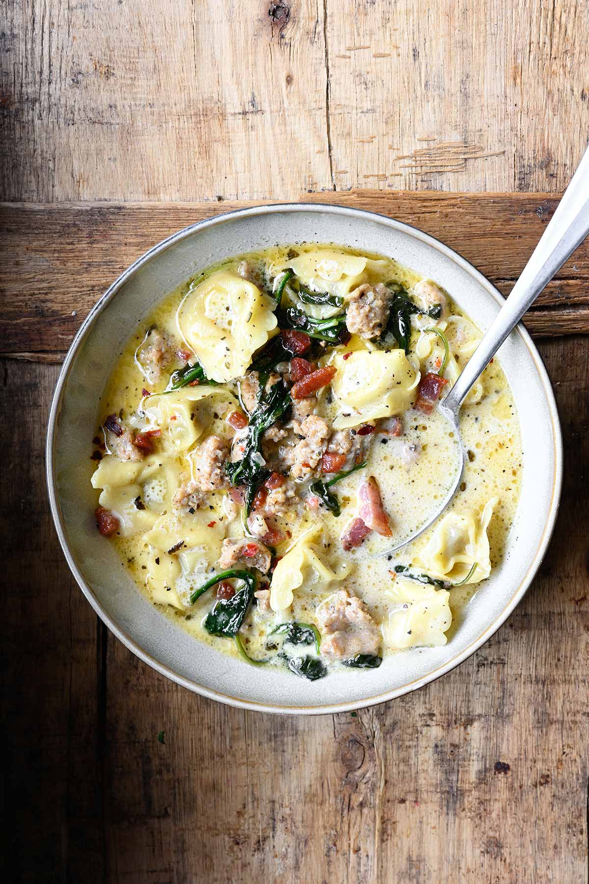 tuscan tortellini soup