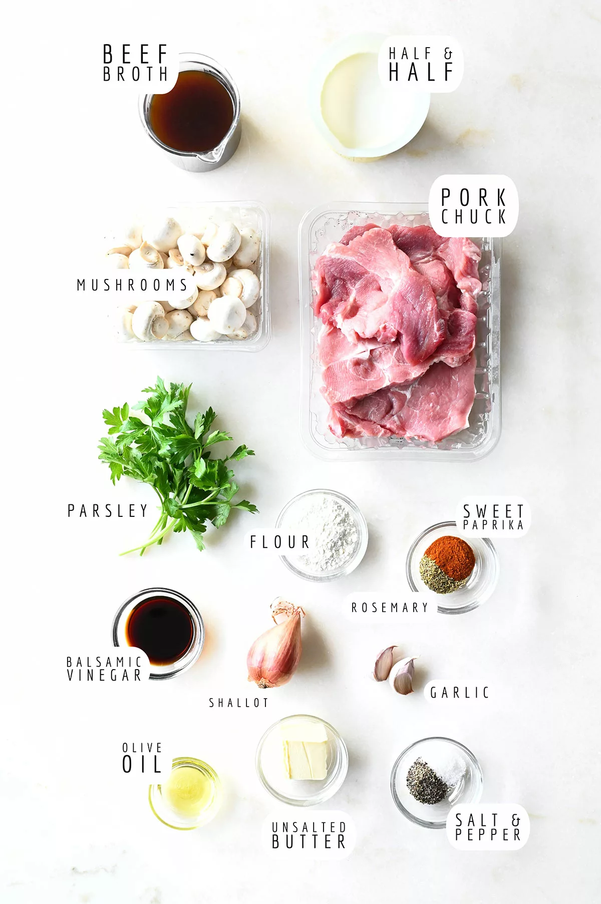 easy pork and mushroom stew