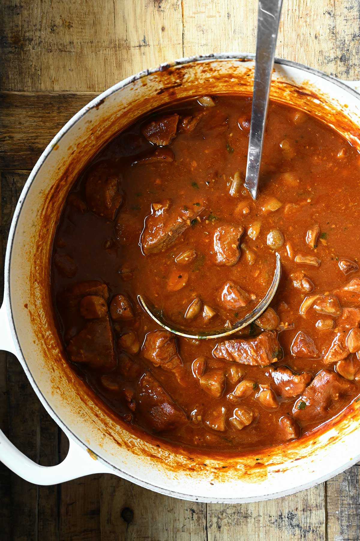 beef and mushroom goulash