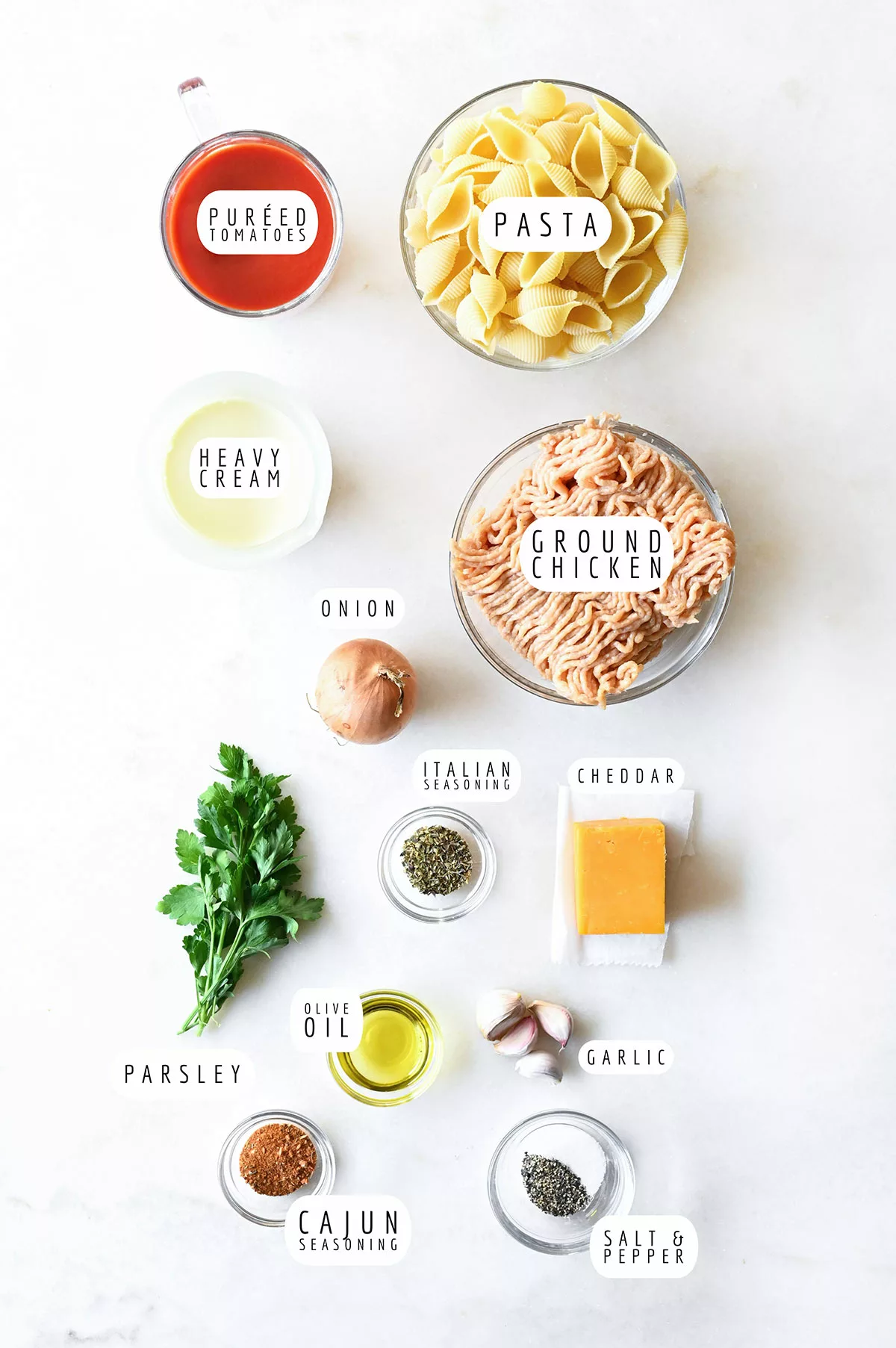 easy Cajun chicken pasta