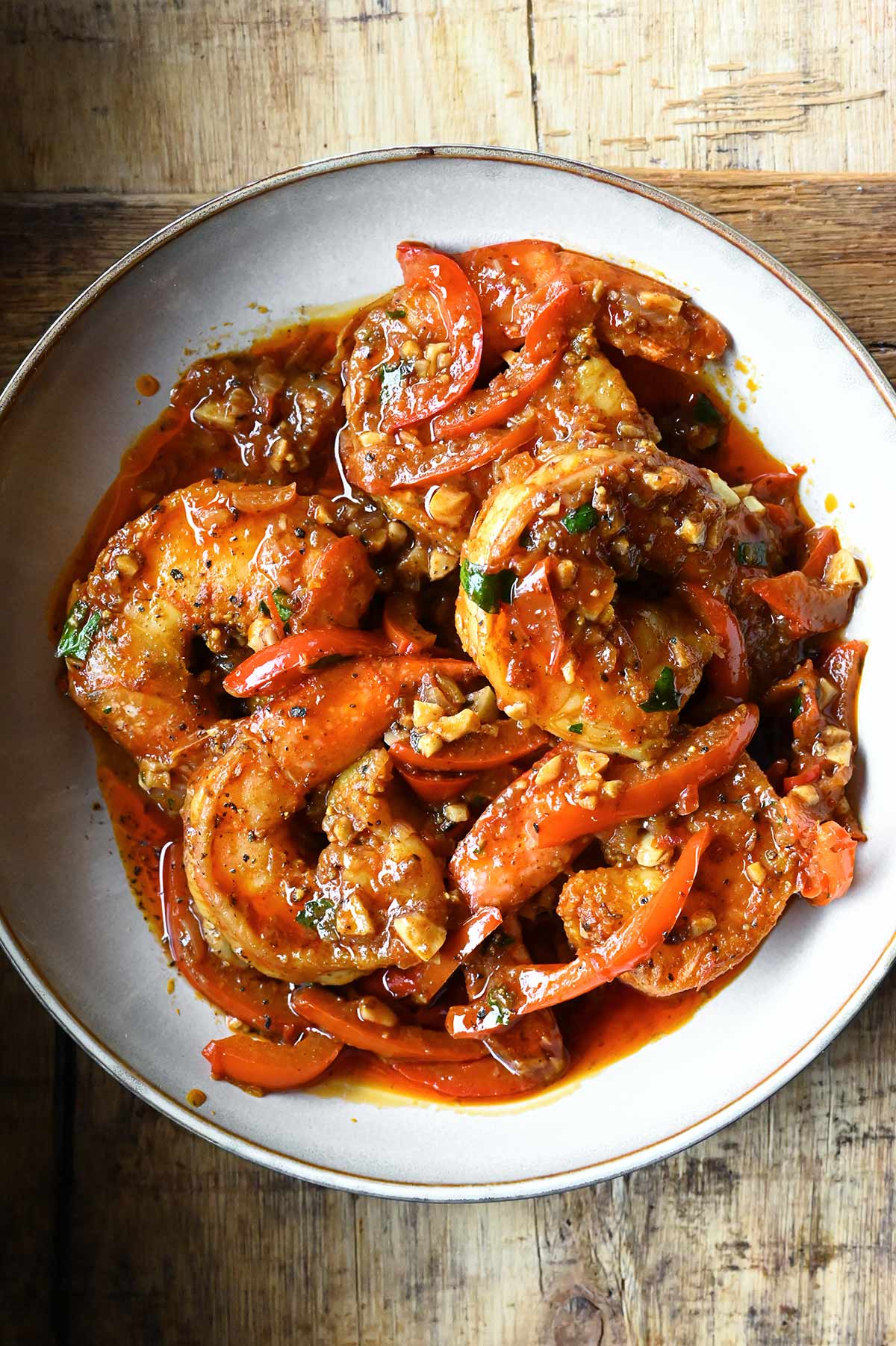 harissa shrimp