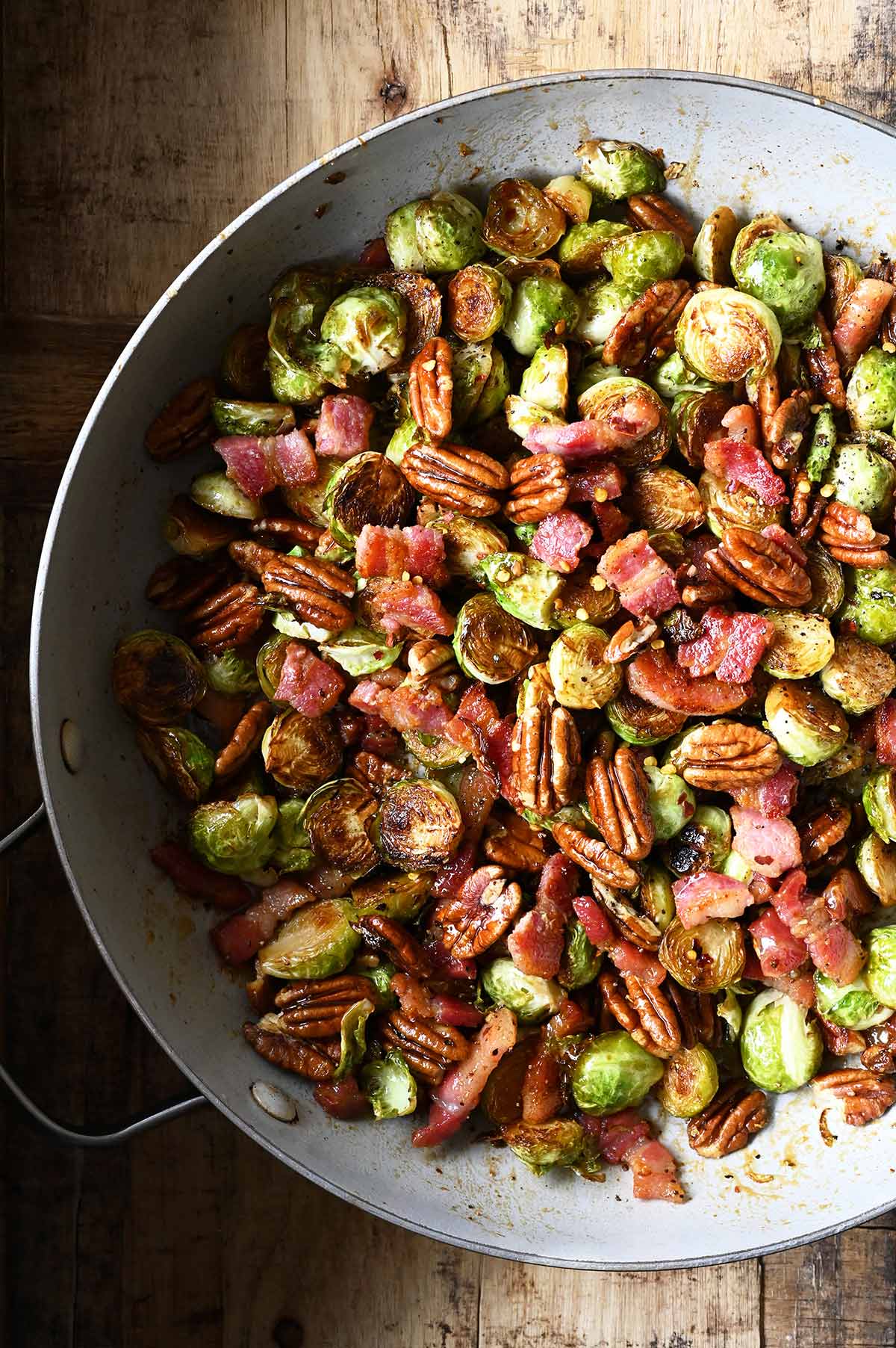 maple bacon brussels sprouts