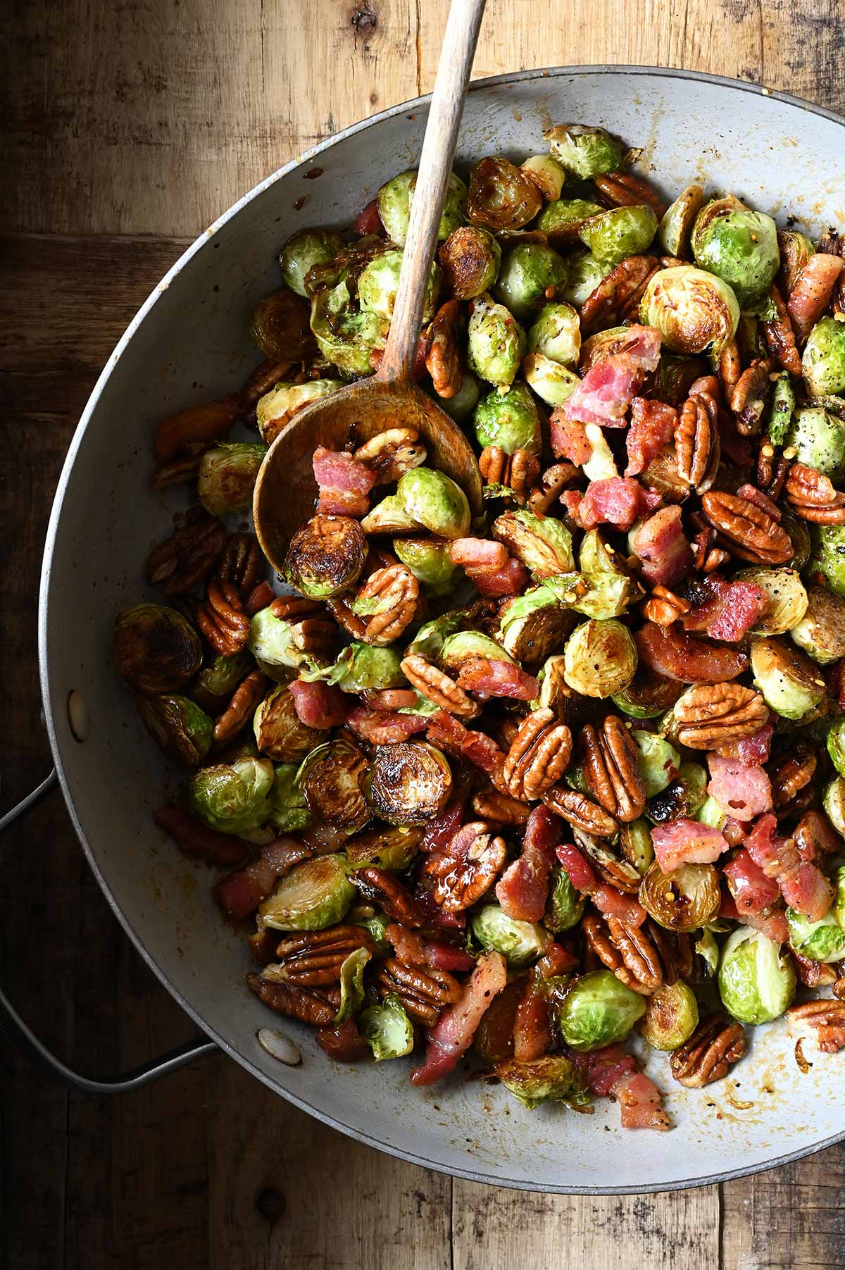 maple bacon brussels sprouts