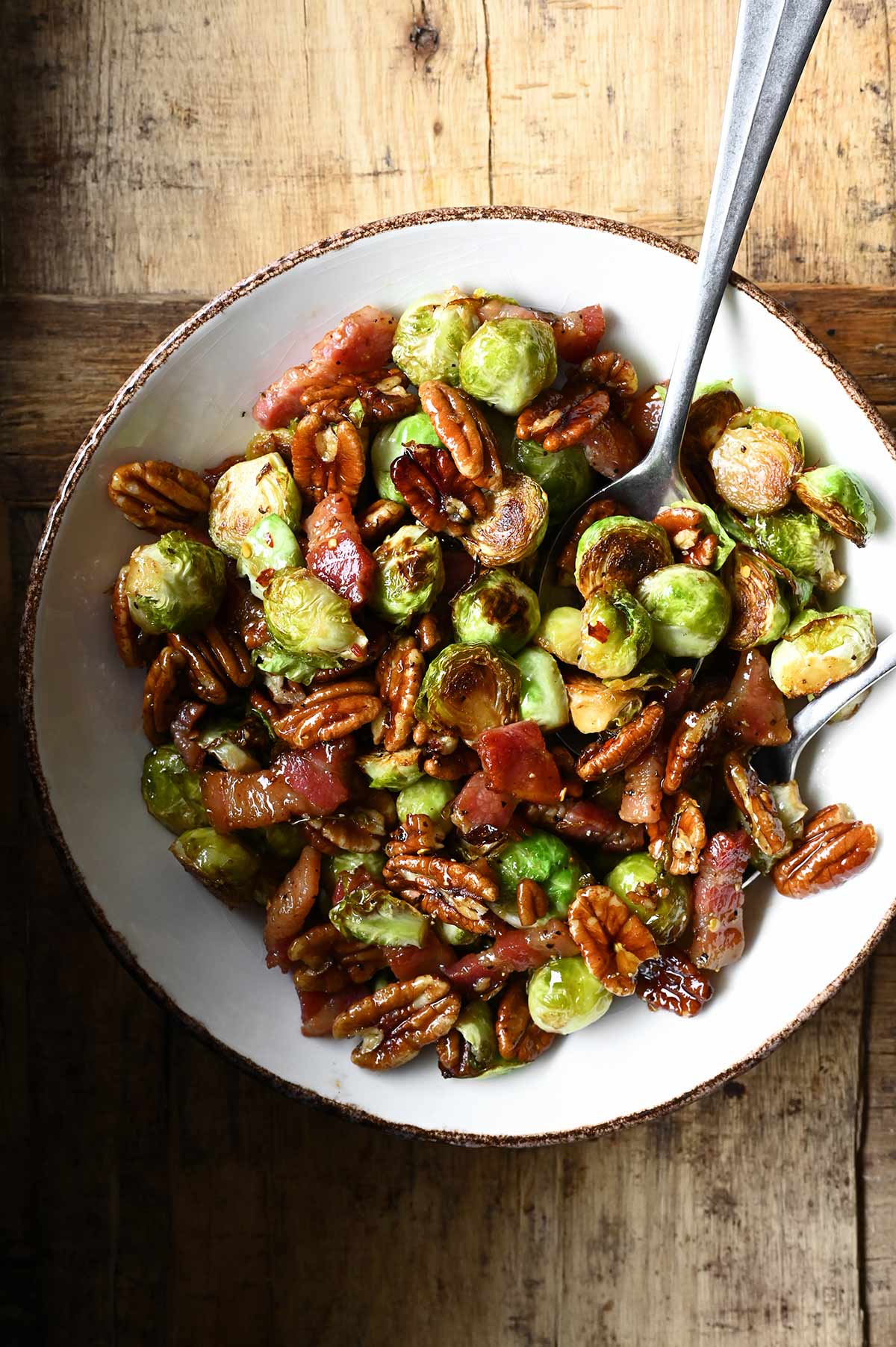 maple bacon brussels sprouts