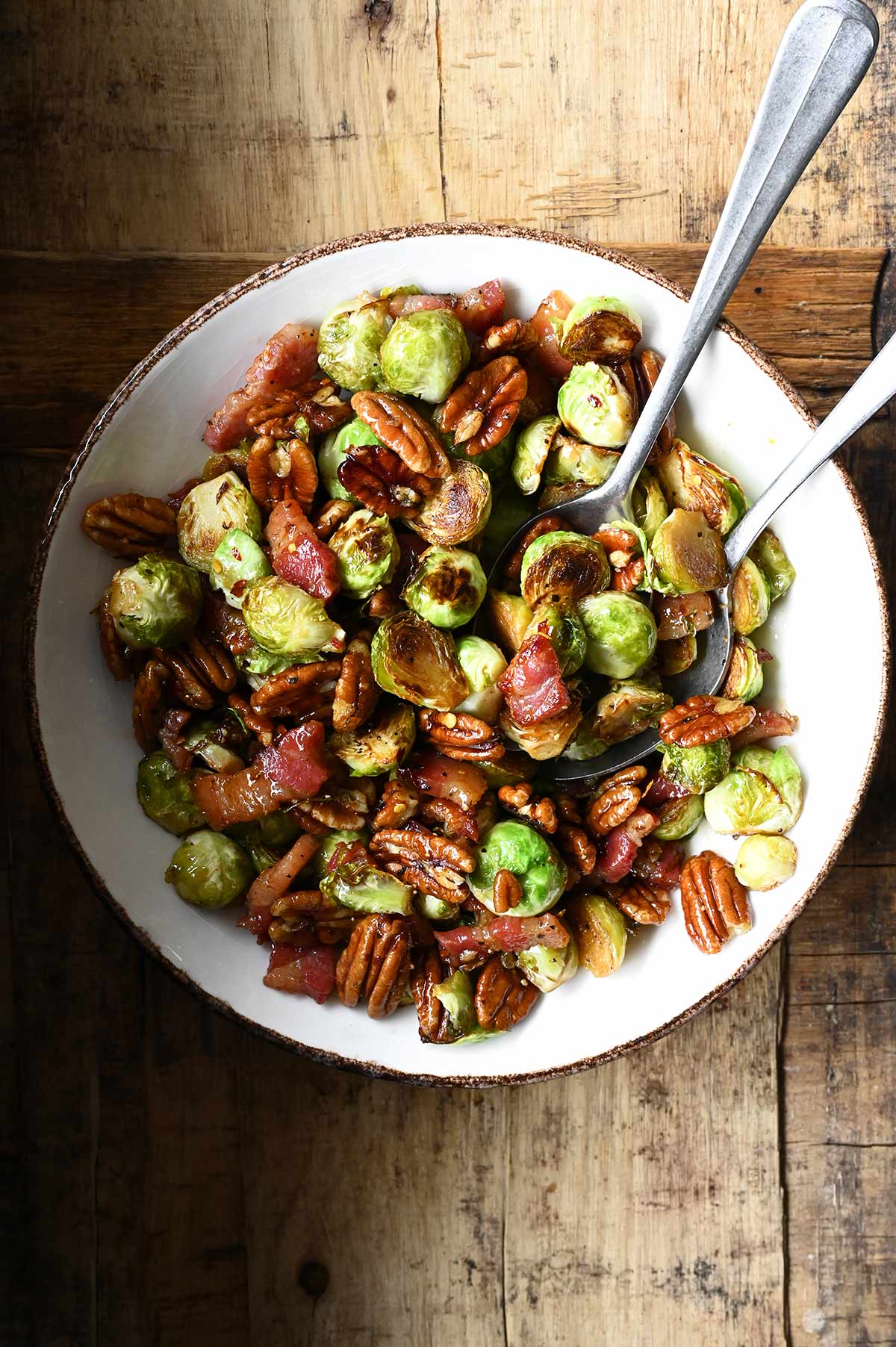 maple bacon brussels sprouts