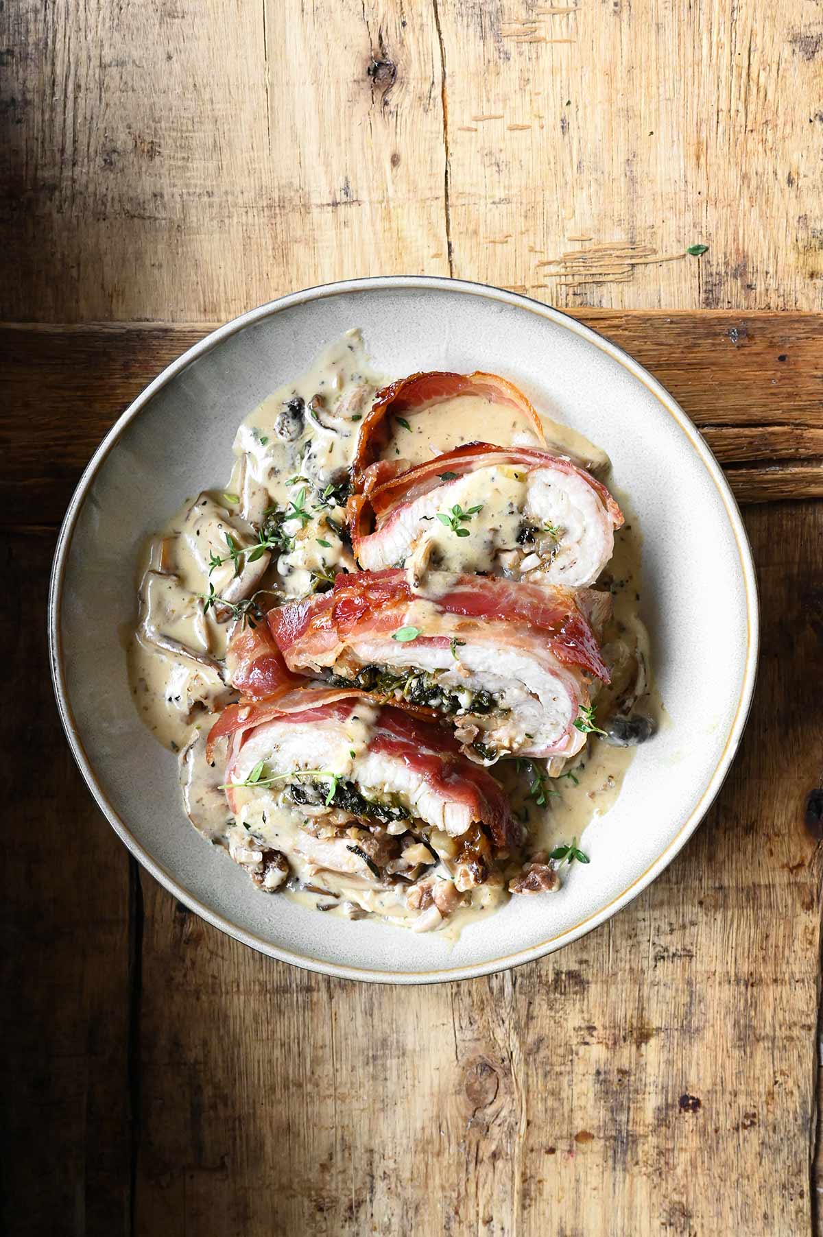 stuffed turkey roulade