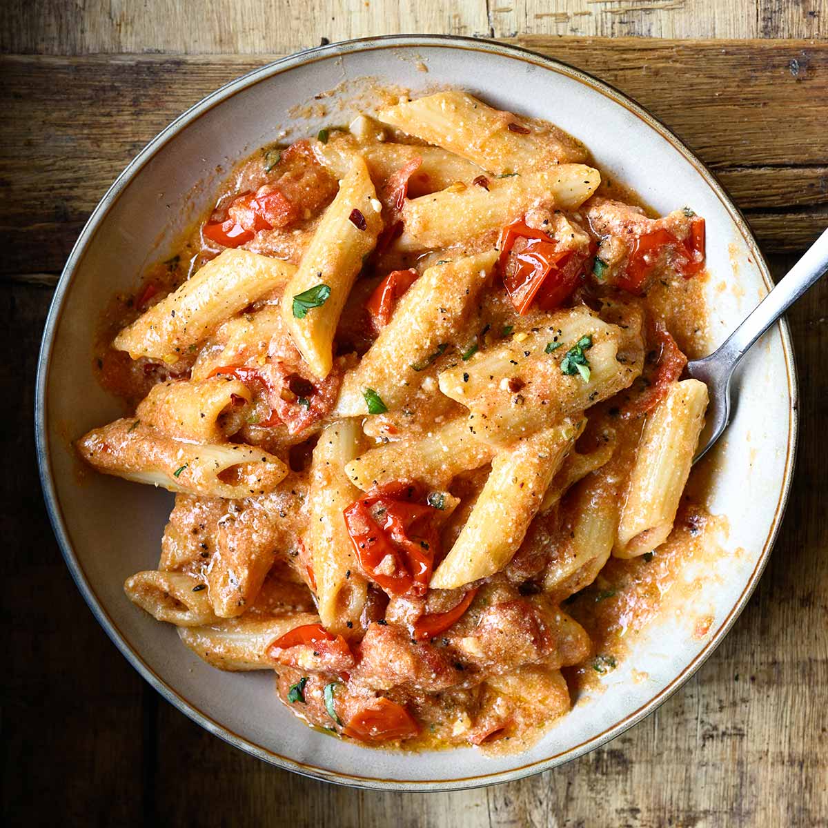 Tomato Ricotta Pasta 15 Minutes