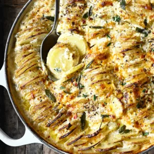 cheesy potato gratin