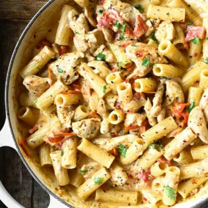 creamy sun dried tomato chicken pasta