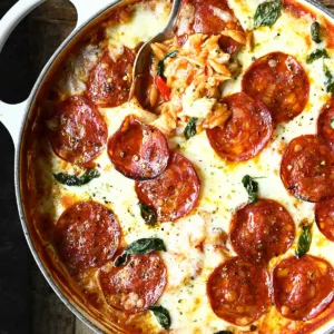 one pot pepperoni pizza orzo