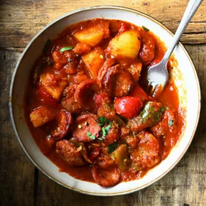potato and sausage stew