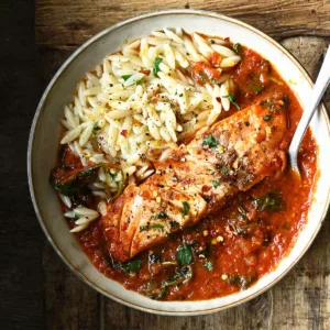 salmon all arrabbiata