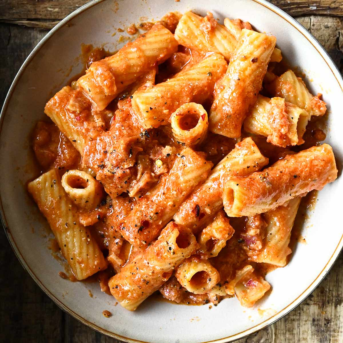 Easy Sausage Carbonara