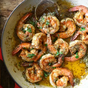 shrimp in sage garlic butter