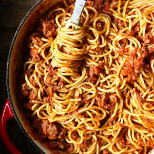 the best spicy spaghetti bolognese
