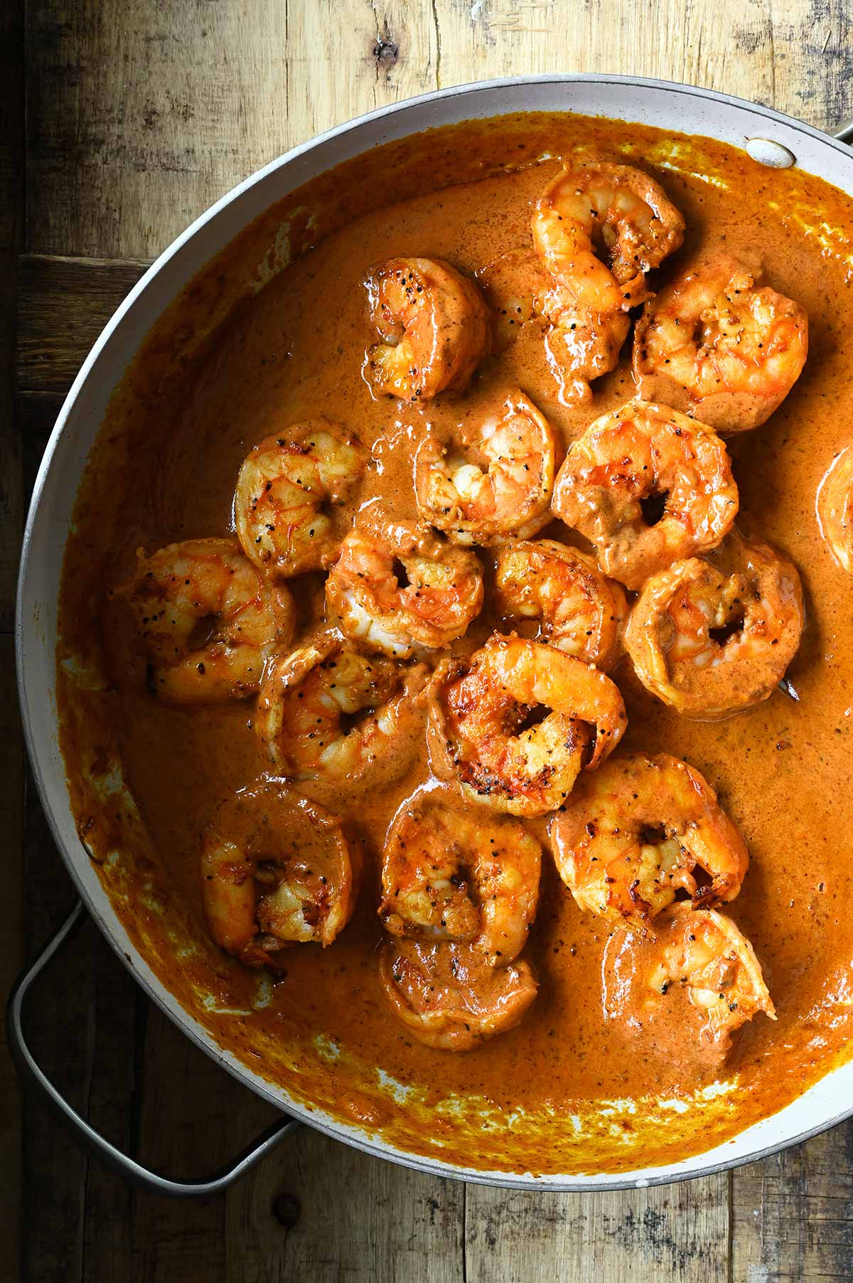 harissa shrimp spaghetti