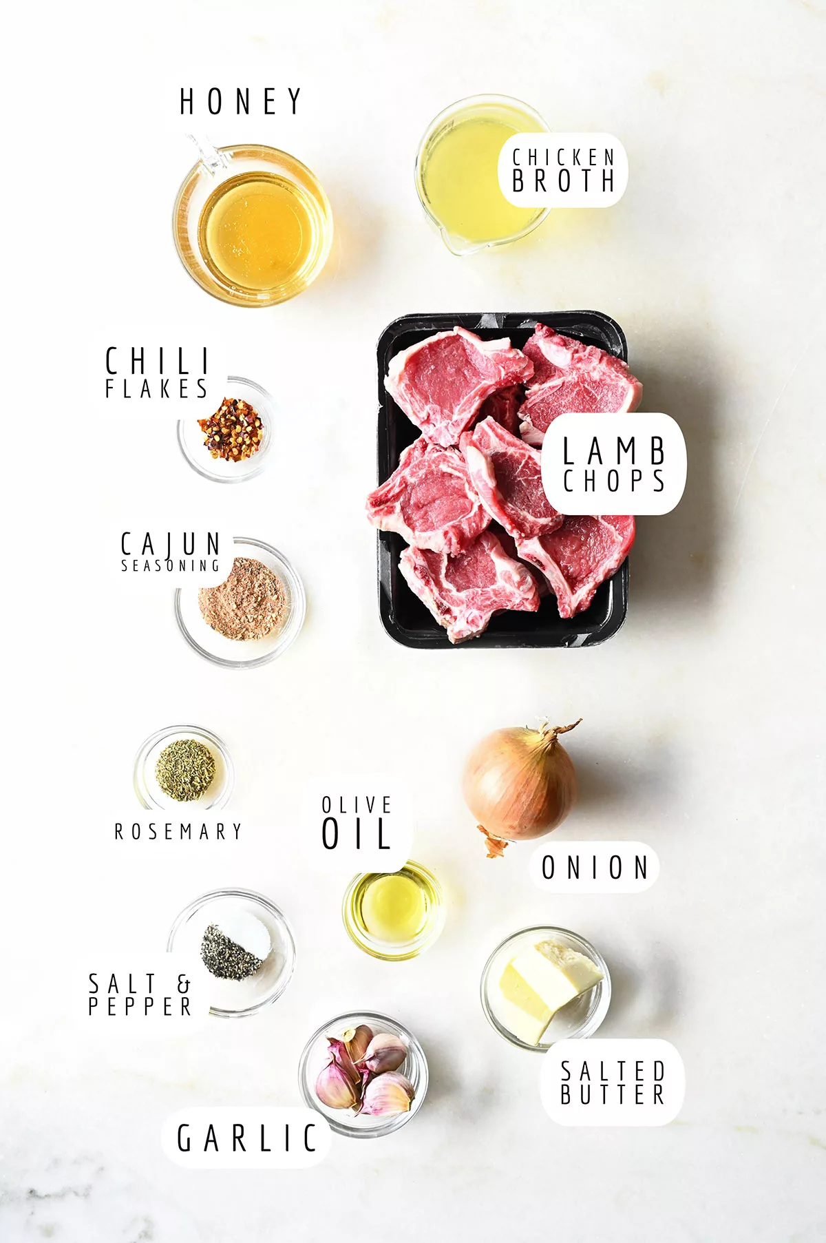 honey cajun lamb chops