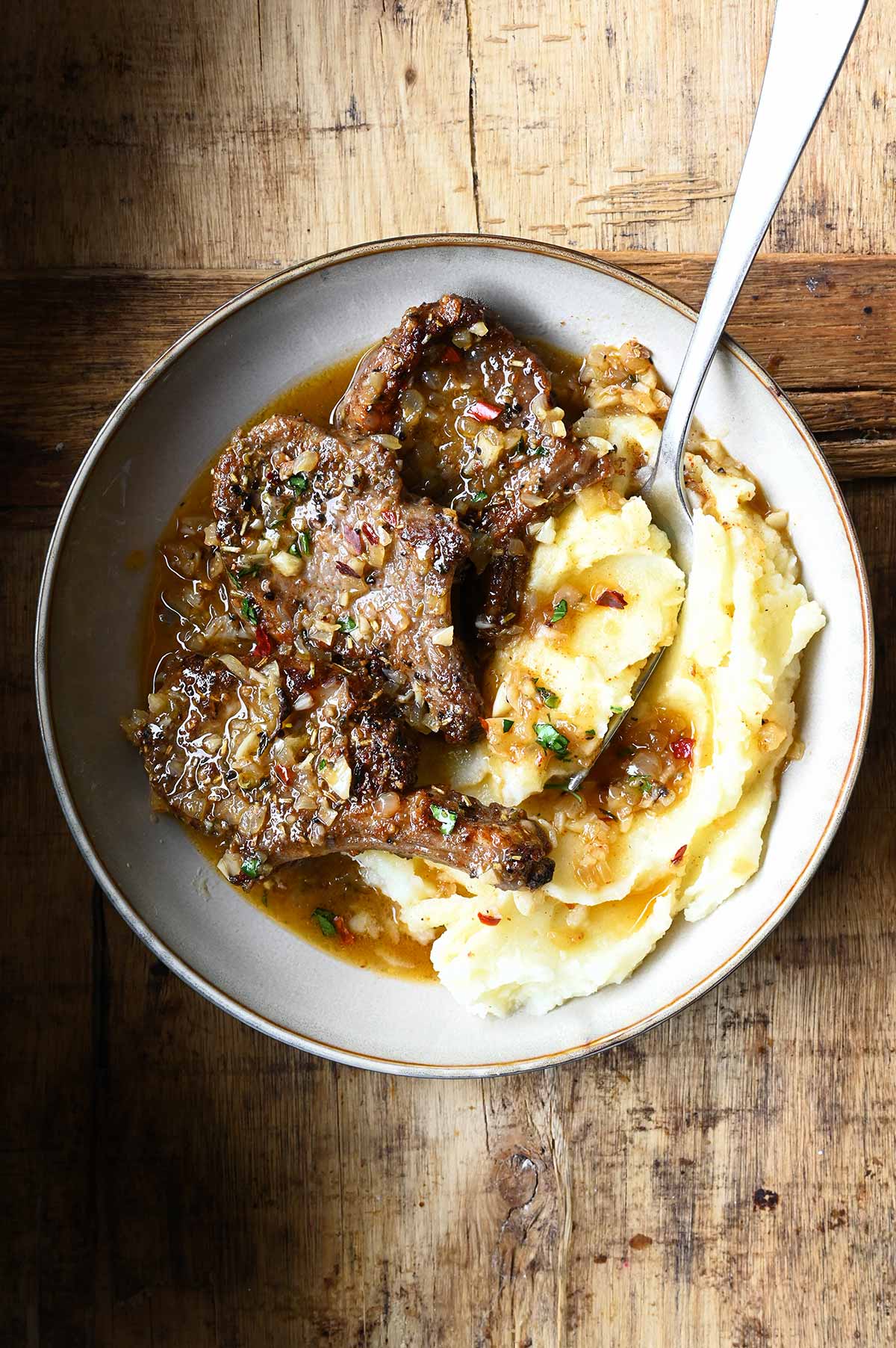 honey cajun lamb chops