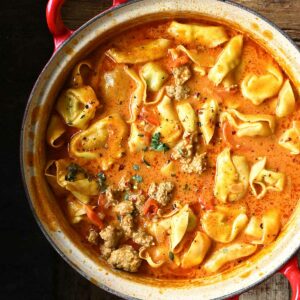 creamy tortellini soup