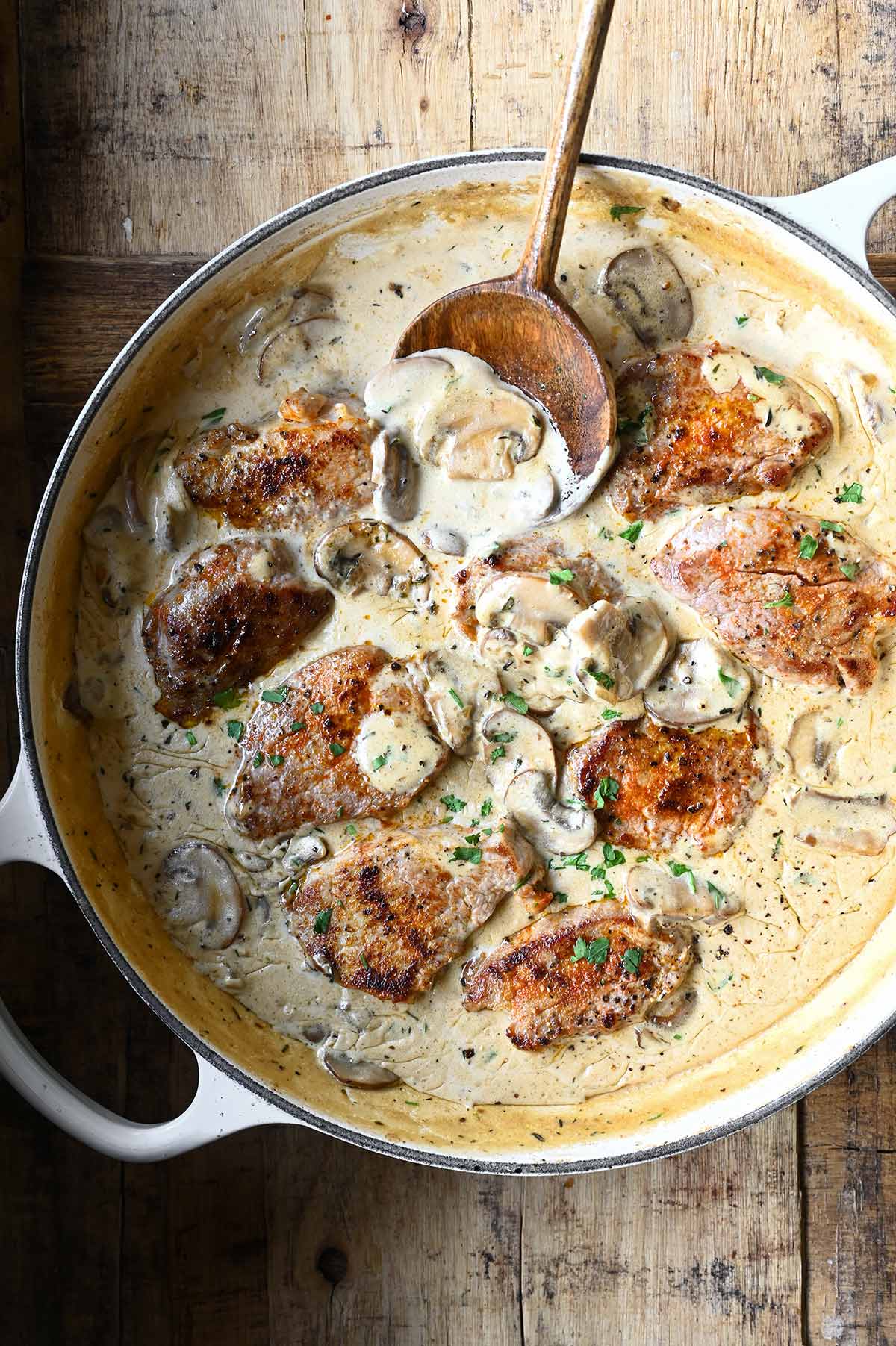 Pork Steaks in Mushroom Sauce pork steaks in mushroom sauce