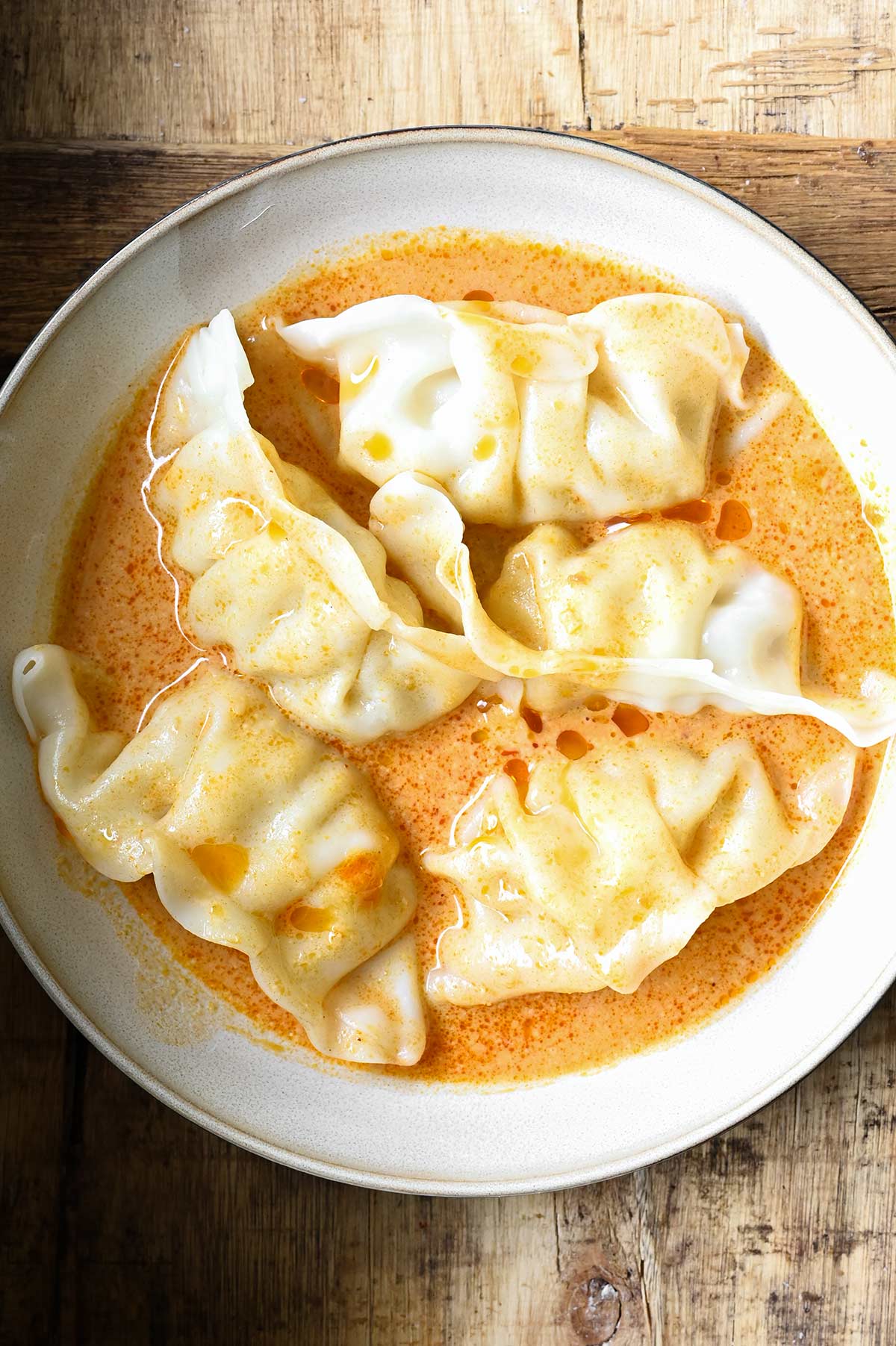 Thai Coconut Curry Dumpling Soup thai coconut curry dumpling soup